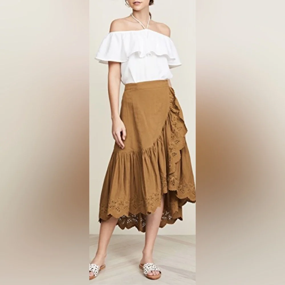 Ulla Johnson Odell’s Skirt Black Size 8 - Picture 6 of 11